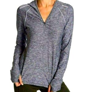 Zella Velocity 1/2 zip reflective hoodie